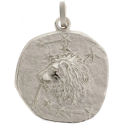 Anhänger Sternzeichen Löwe 925 Sterling Silber matt Sternzeichenanhänger
