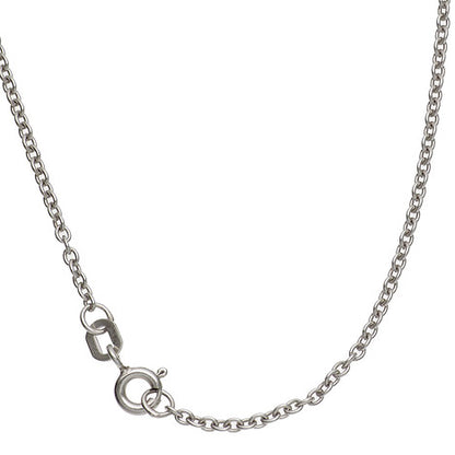 Ankerkette 333 Weißgold 1 6 mm 42 cm Gold Kette Halskette Weißgoldkette