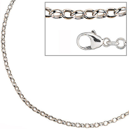 Ankerkette 925 Silber 3 0 mm 60 cm Halskette Kette Silberkette Karabiner