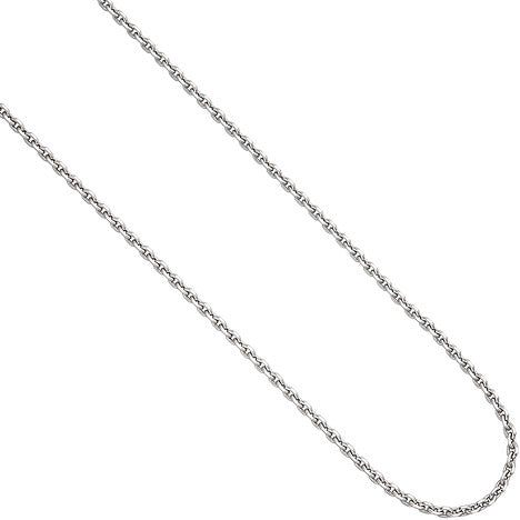 Ankerkette 925 Silber diamantiert 3 4 mm 45 cm Kette Halskette Silberkette
