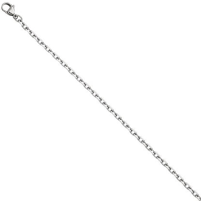 Ankerkette Edelstahl 3 2 mm 45 cm Halskette Kette Karabiner