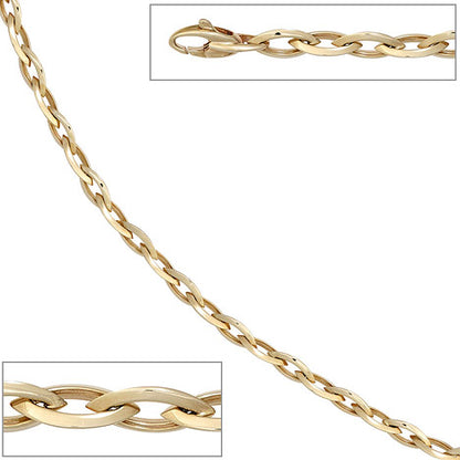 Armband 585 Gold Gelbgold 19 cm Goldarmband Karabiner