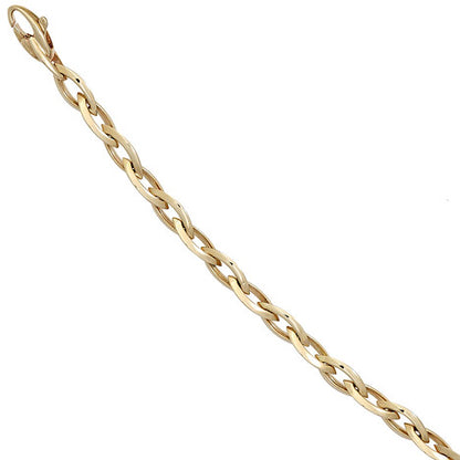 Armband 585 Gold Gelbgold 19 cm Goldarmband Karabiner