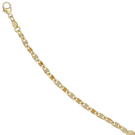 Armband 585 Gold Gelbgold 19 cm Goldarmband Karabiner