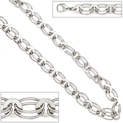 Armband 925 Sterling Silber rhodiniert 19 cm Silberarmband Karabiner