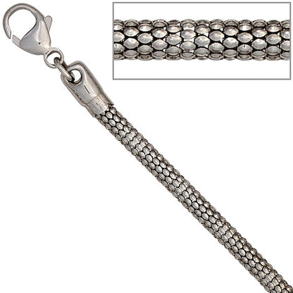 Armband 925 Sterling Silber rhodiniert 19 cm Silberarmband Karabiner