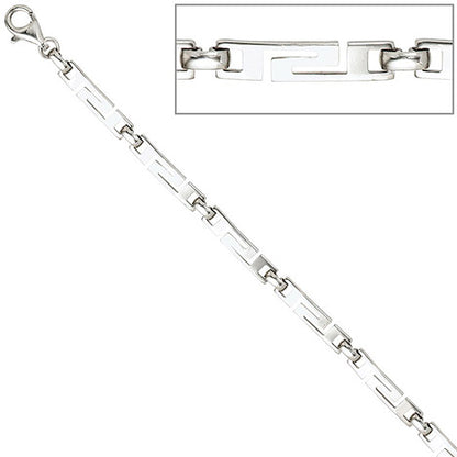 Armband 925 Sterling Silber rhodiniert 20 cm Silberarmband Karabiner