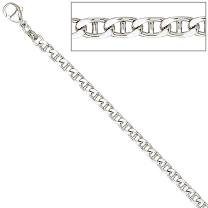 Armband 925 Sterling Silber rhodiniert 21 cm Silberarmband Karabiner
