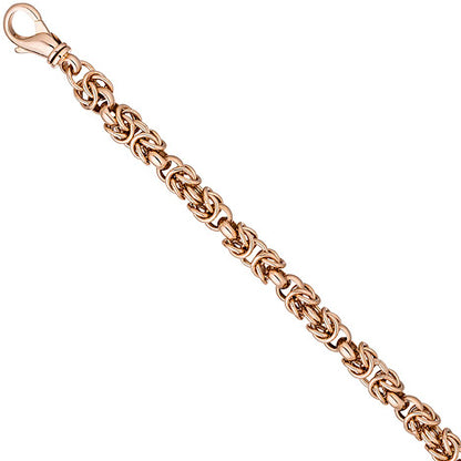 Armband 925 Sterling Silber rotgold vergoldet 20 cm