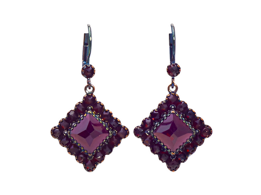 Ohrringe Granat 925