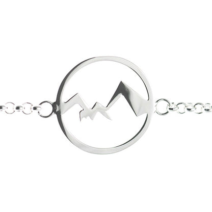 Armband Watzmann Berchtesgaden 925 Silber - ohne Schriftzug