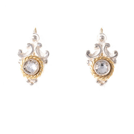 Ohrringe 925 Silber Trachtenschmuck Zirkonia