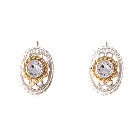 Ohrringe 925 Silber Trachtenschmuck Zirkonia