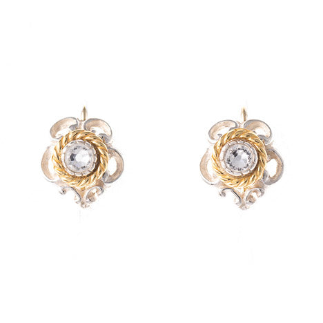 Ohrringe 925 Silber Trachtenschmuck Zirkonia