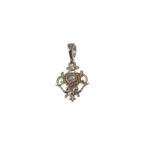 Anhänger 925 Silber Trachtenschmuck Zirkonia