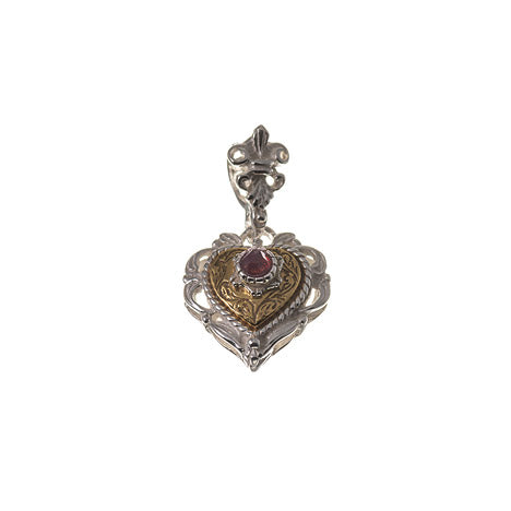 Anhänger 925 Silber Trachtenschmuck Granat