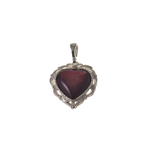 Anhänger 925 Silber Trachtenschmuck Perlmutt weiss