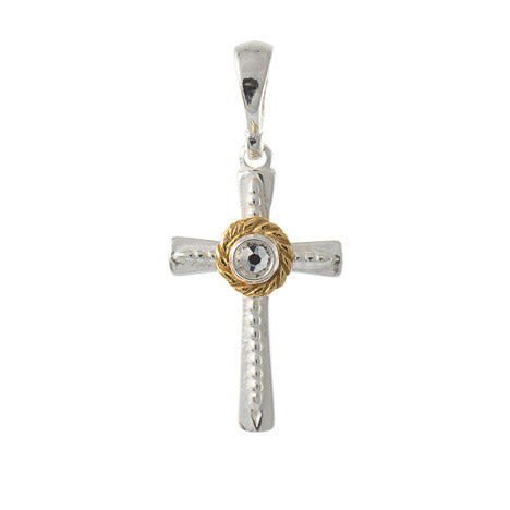 Anhänger 925 Silber Trachtenschmuck Zirkonia kristall