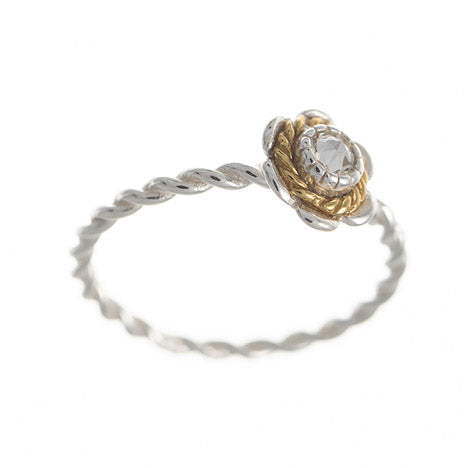 Ring 925 Silber Trachtenschmuck Zirkonia kristall