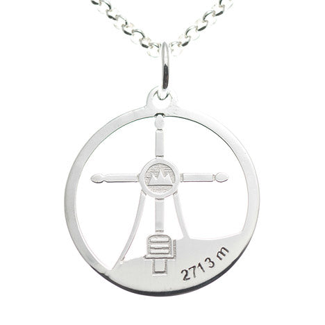Anhänger Watzmann Mittelspitze 925 Silber mit Kette 45 cm