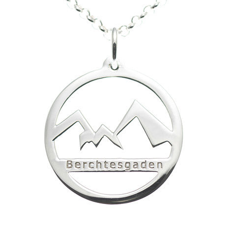 Anhänger Watzmann Berchtesgaden 925 Silber mit Kette 45cm