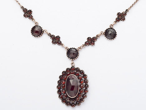 Collier Granat 925