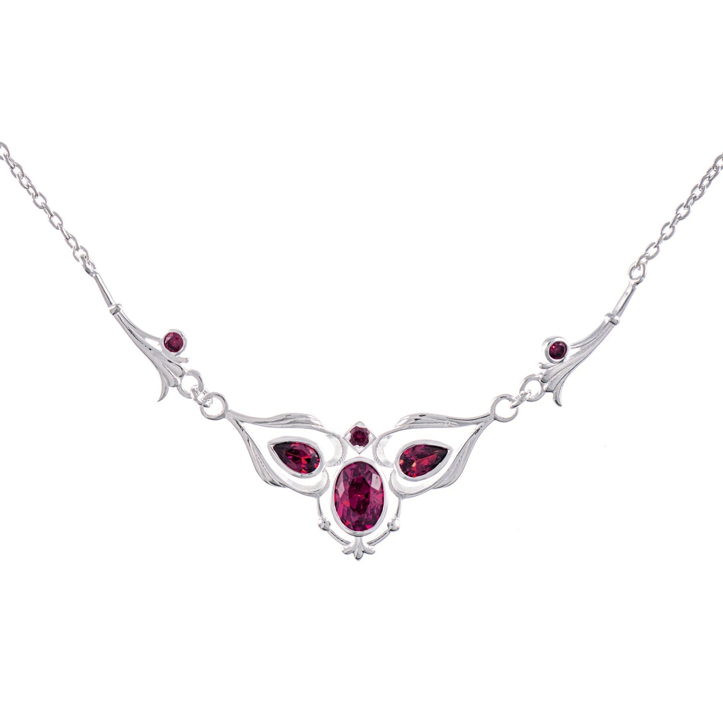 Collier 925 Silber Zirkonia beere