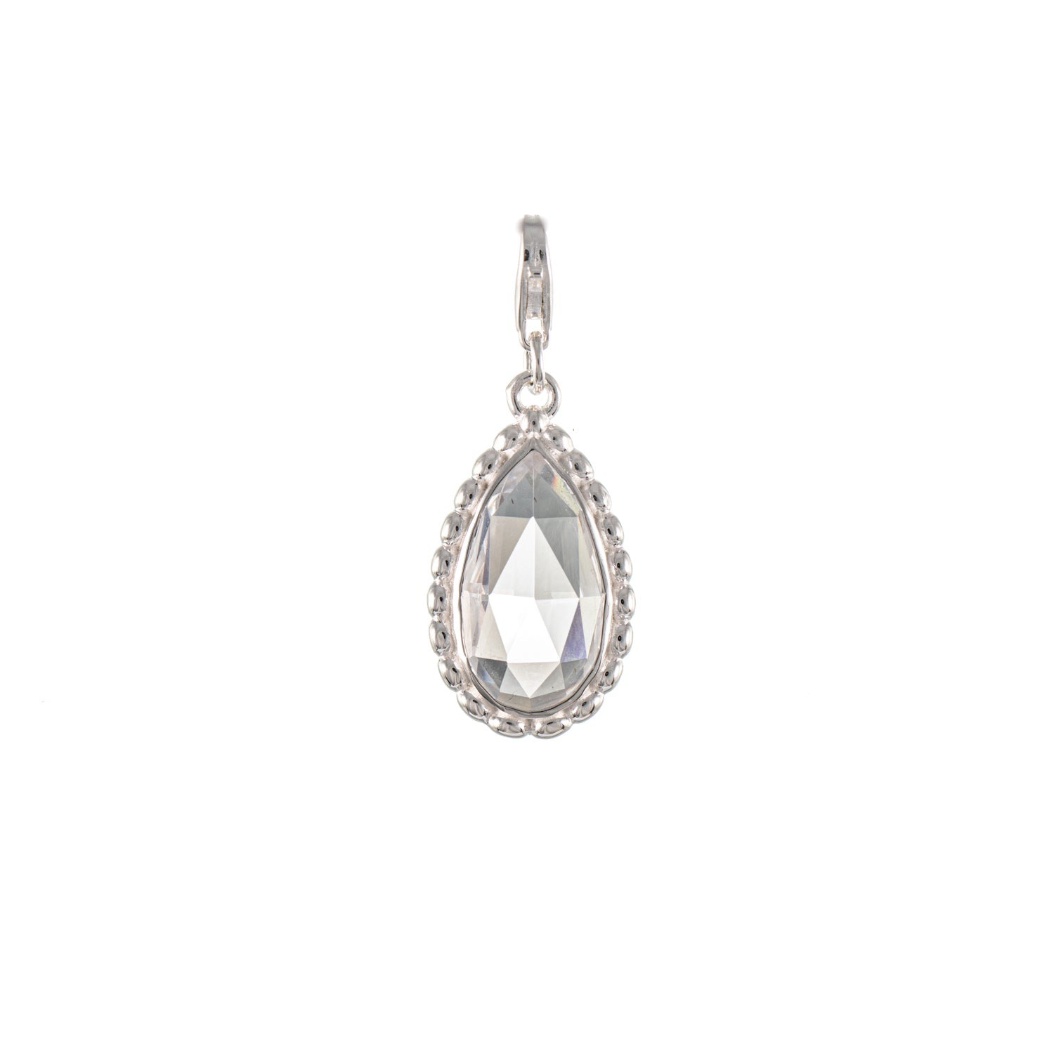 Wechselstein für Collier Signature 925 Silber weiss