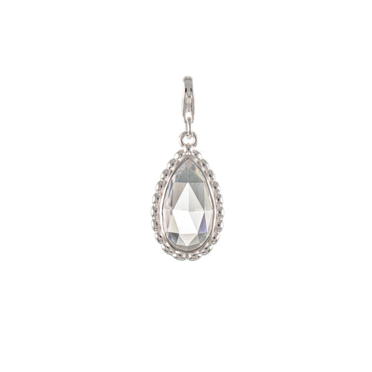 Wechselstein für Collier Signature 925 Silber weiss