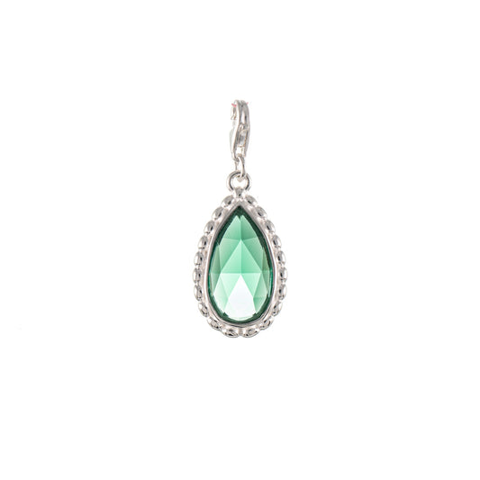 Wechselstein für Collier Signature 925 Silber grün