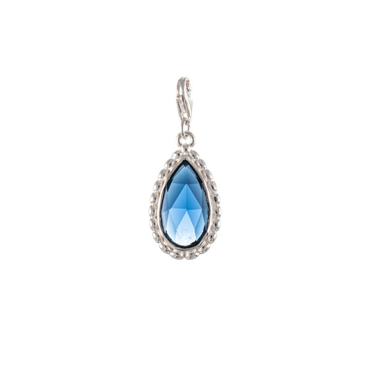 Wechselstein für Collier Signature 925 Silber blau