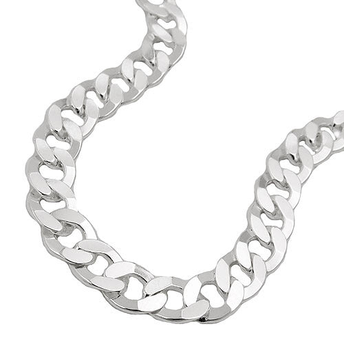 Armband Panzer flach 6.7mm Silber 925