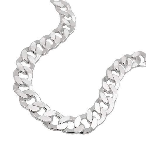 Kette Panzer flach Silber 925