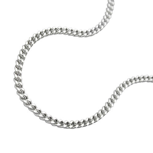 Fußkette Panzer 3 Ösen Silber 925