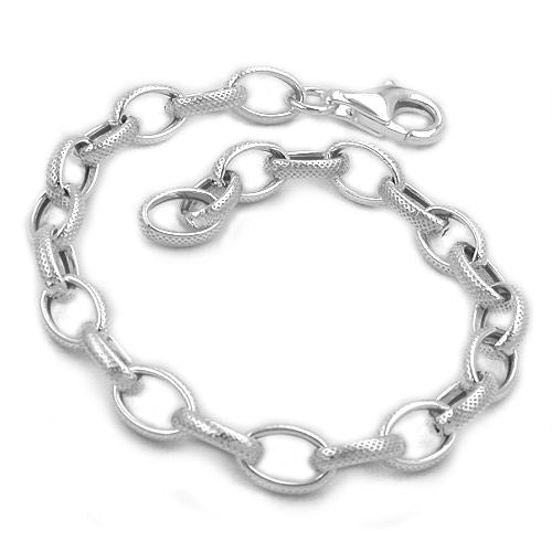 Armband Ankerkette oval Silber 925