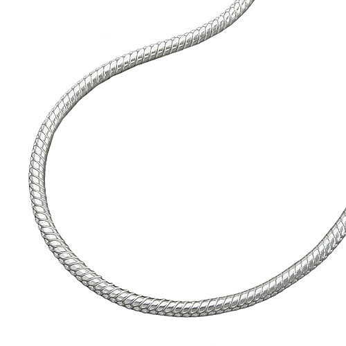 Kette Schlange 1 5mm rund Silber 925