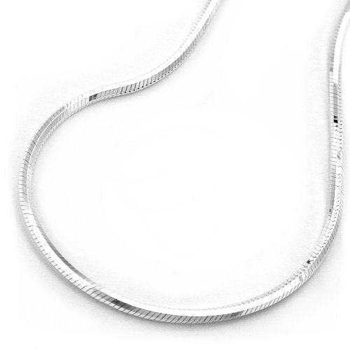 Kette Schlange 5kant diam Silber 925