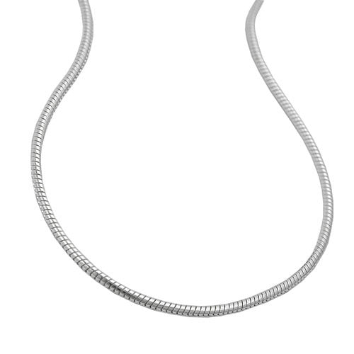 Kette Schlange 0 9mm rund Silber 925