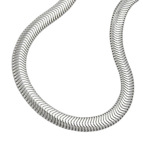 Kette Schlange flach 42cm Silber 925