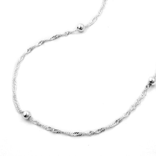 Kette Kette mit 8 Kugeln Silber 925