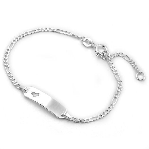 Armband Schildband für Kinder Silber 925