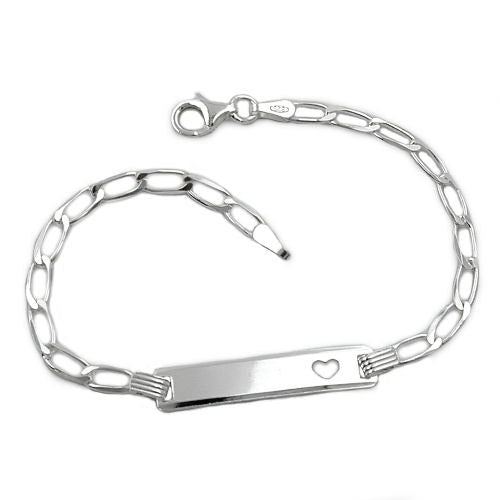 Armband Schildband für Kinder Silber 925