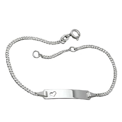 Armband Schildband für Kinder Silber 925