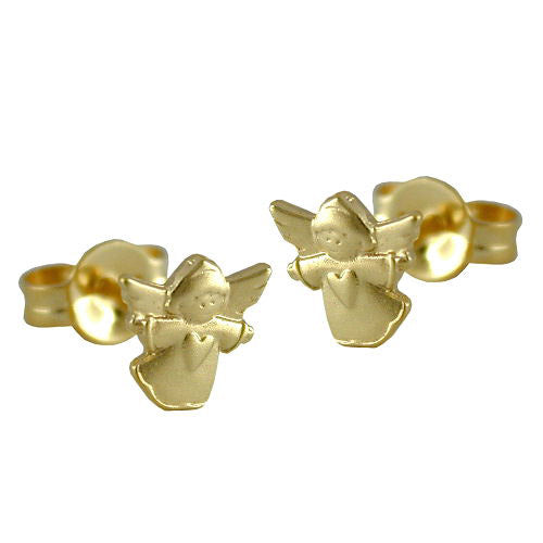 Ohrstecker fliegender Engel Gold 375