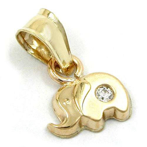 Anhänger kleiner Elefant Gold 375