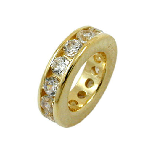 Anhänger Taufring Zirkonia Gold 375