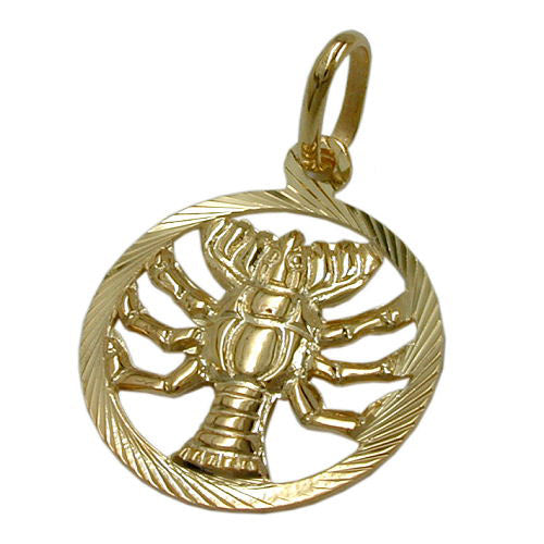 Anhänger Sternzeichen Krebs Gold 375