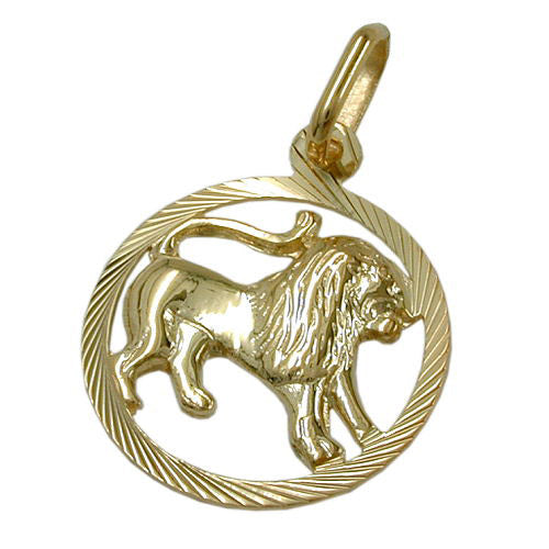 Anhänger Sternzeichen Löwe Gold 375