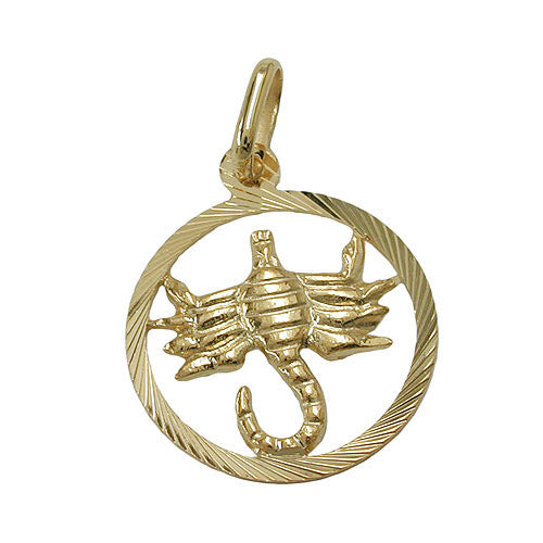 Anhänger Sternzeichen Skorpion Gold 375