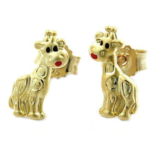 Ohrstecker Giraffe Gold 375
